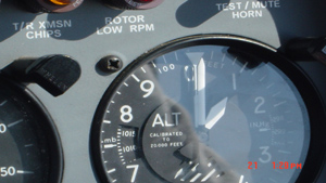 helicopter pilot instruction altimeter